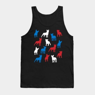 Patriotic Boston Terriers Dog America Flag 4Th Of July Tank Top